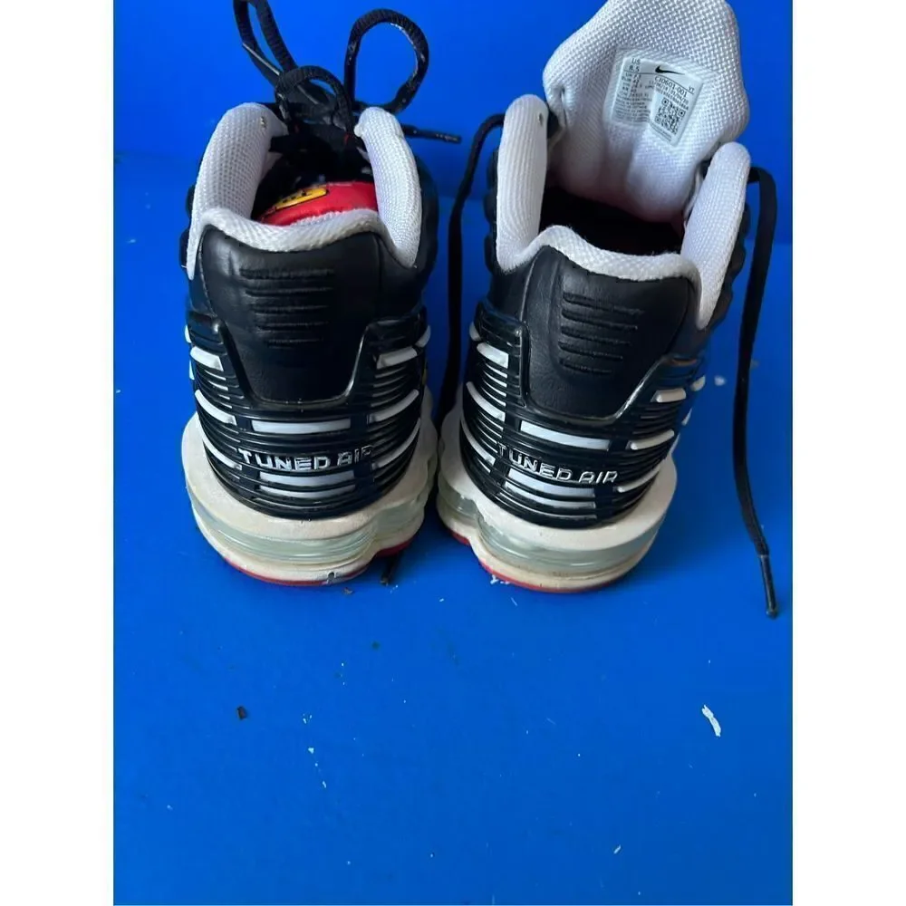 RARE Nike Air Max Plus III 3 Black Red White Mens Shoes CJ0601-001 Size 8.5